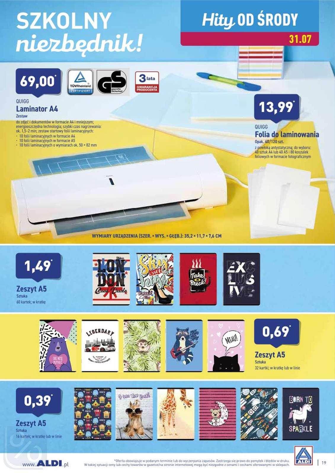 Gazetka promocyjna ALDI str. 19