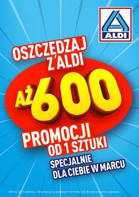 Aldi 600 promocji