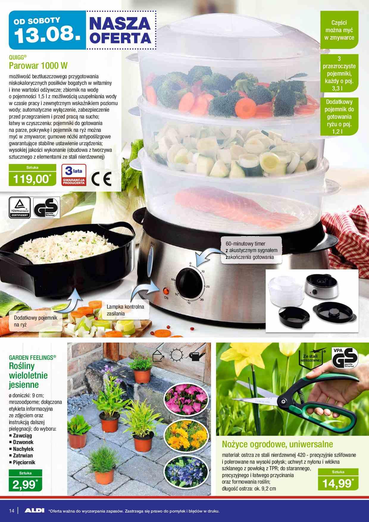 Gazetka promocyjna ALDI str. 14