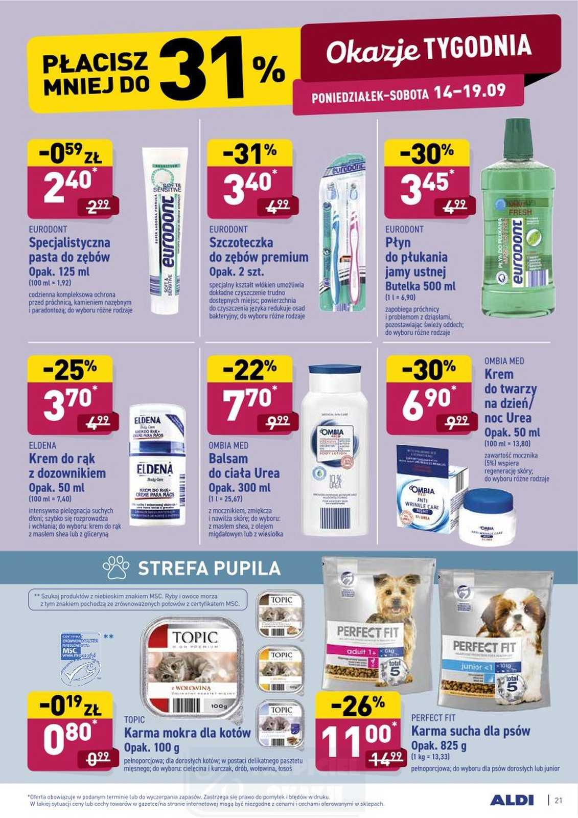Gazetka promocyjna ALDI str. 21