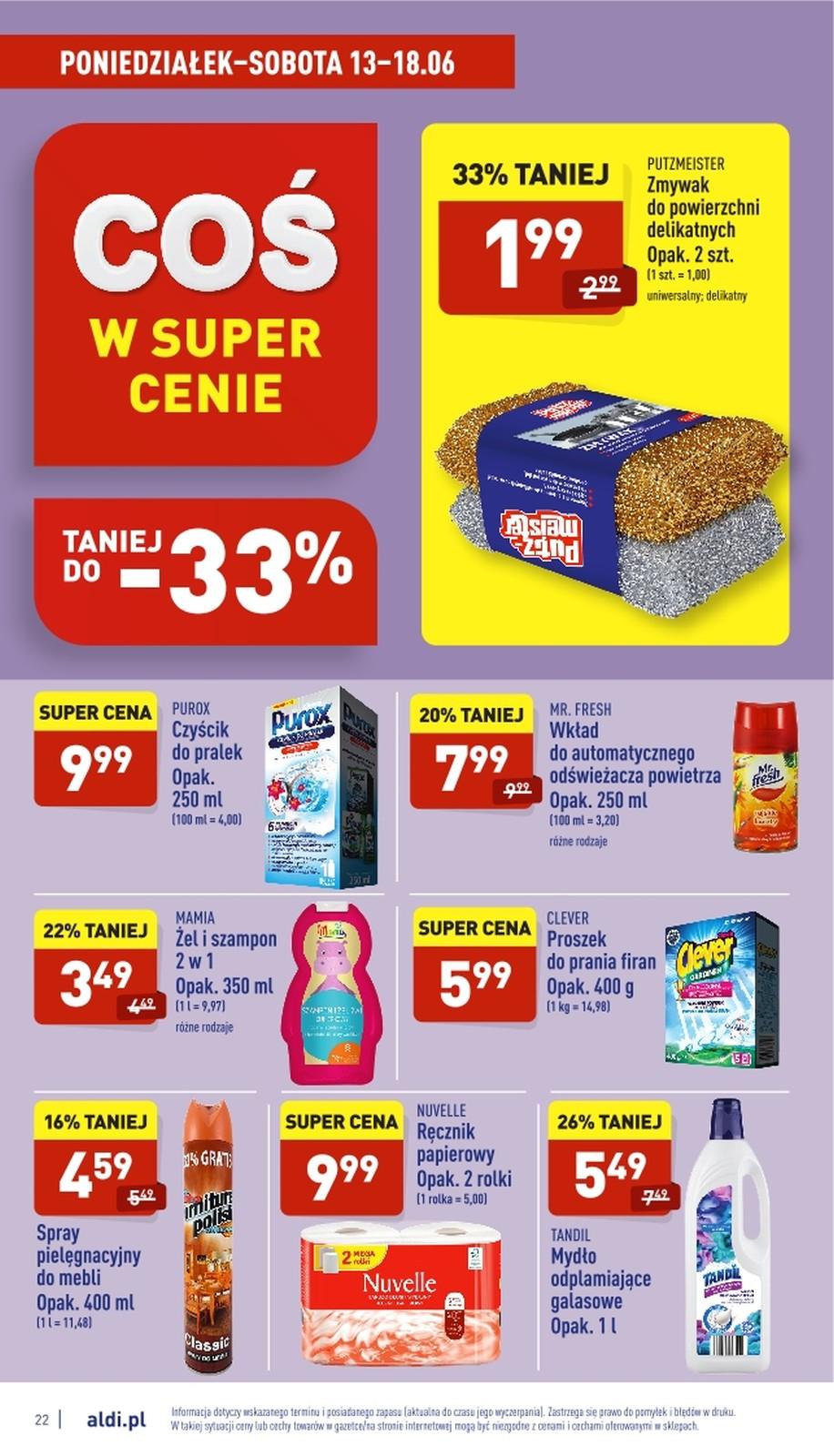 Gazetka promocyjna ALDI str. 22